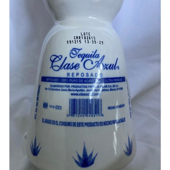 EMPTY Clase Azul Reposado Empty Bottle 750ml -Leaf emblem is missing - Picture 4 of 7